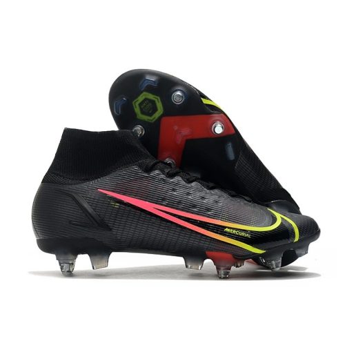 Nike Mercurial Superfly 8 Elite SG-PRO AC Negro x Prisma - Negro Amarillo Rojo_1.jpg